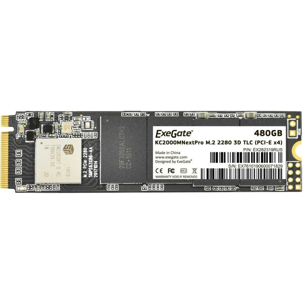 ExeGate 480 ГБ Внутренний SSD-диск EX282319RUS (EX282319RUS) #1