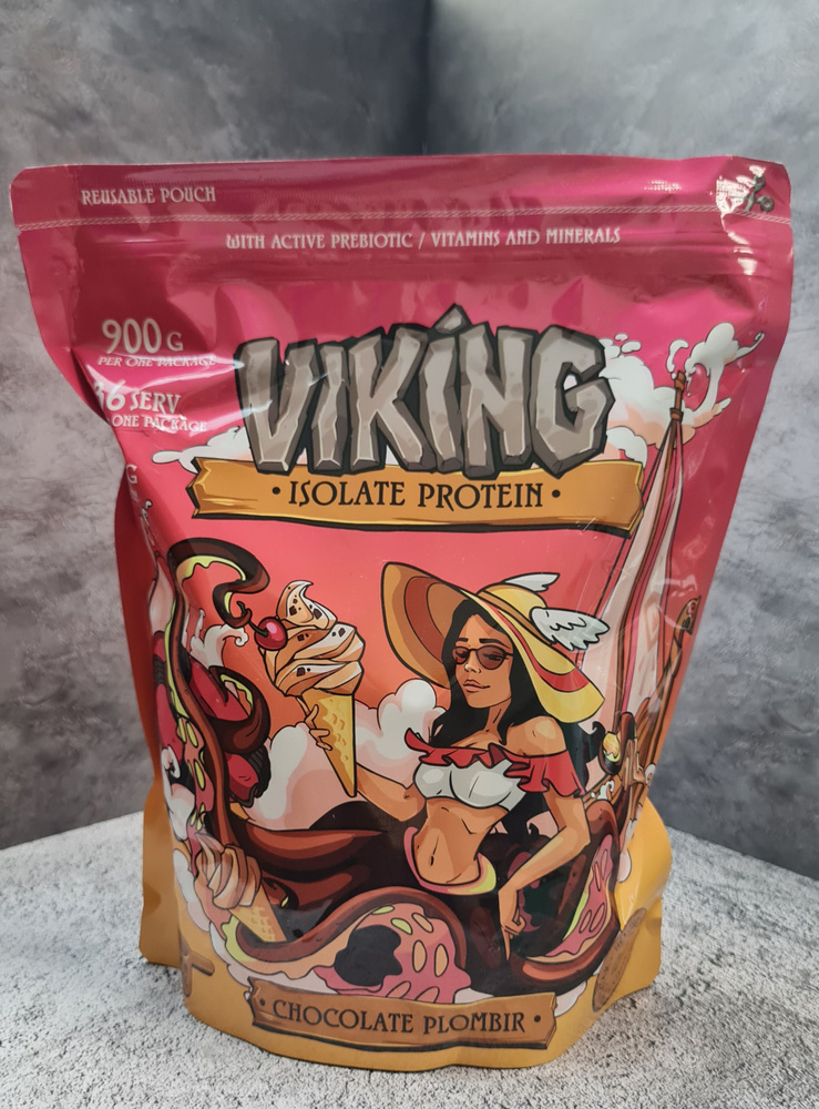Viking Protein Isolate 900 g, Протеин для похудения без сахара Викинг ...