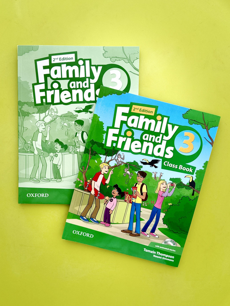 Family and Friends 3 Class Book with Multi ROM + Workbook with CD (2nd ...