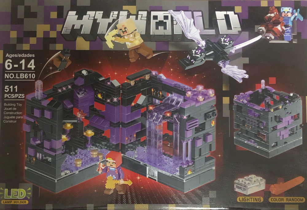 Конструктор майнкрафт Minecraft набор "Финальная битва "/ 511 деталей ...