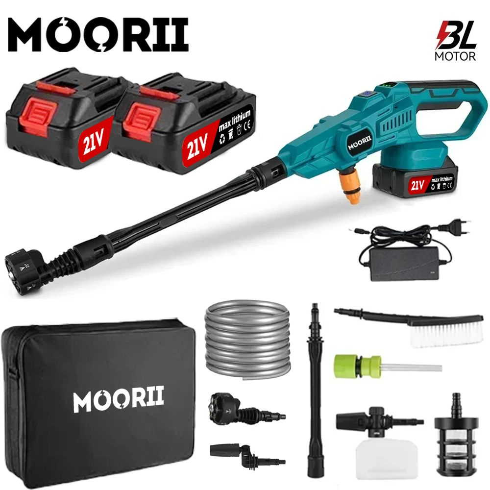 MOORII Бесщеточная электрическая мойка высокого давления мощностью 3500 ...