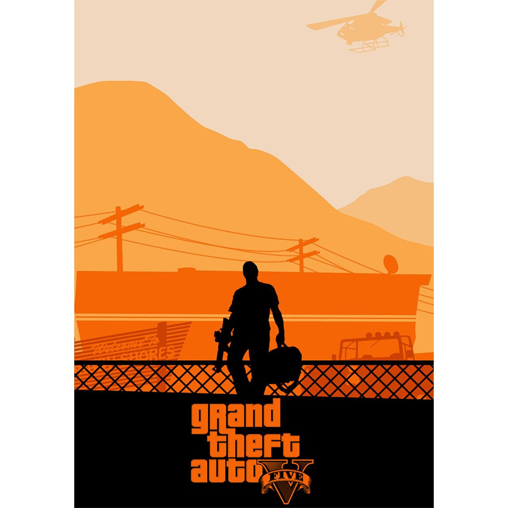 Постер "Grand Theft Auto", 42 см х 30 см #1