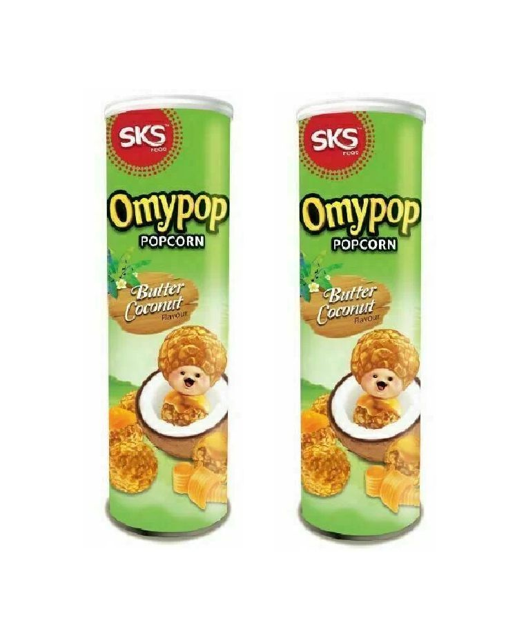 Попкорн Omypop Кокосовые сливки, 85 г х 2 шт #1