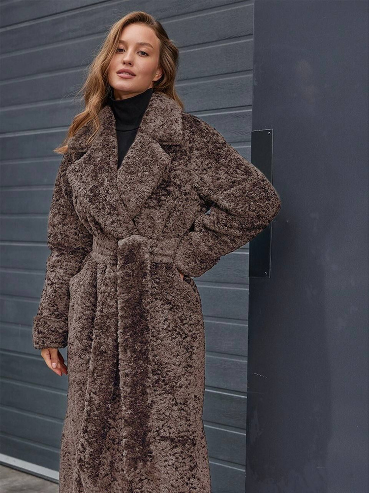 Шуба искусственная Silvia Furs Fabrique, Зима, размер 52, цвет ...