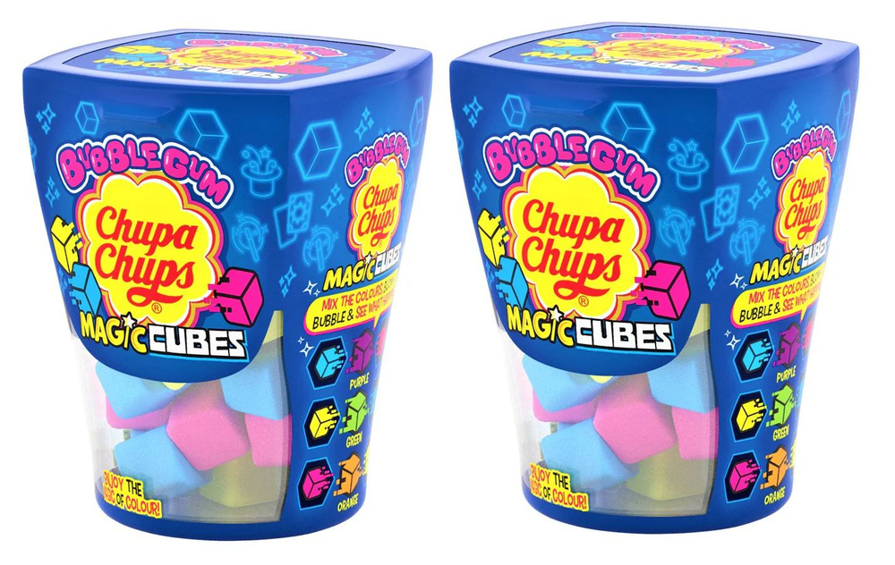 Жевательная резинка Chupa Chups Magic Cubes, 2 шт по 86 гр #1