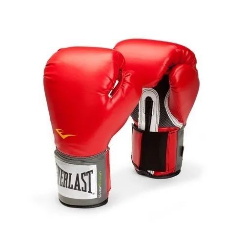 Перчатки тренировочные Everlast PU Pro Style Anti-MB Youth_размер 8 унций_красный_искусственная кожа #1