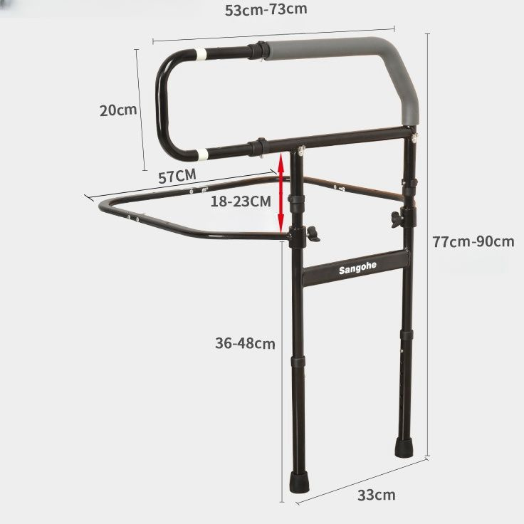 Прикроватный поручень для пожилых, для инвалидов / Вспомогательные перила на кровать для подъема  #1