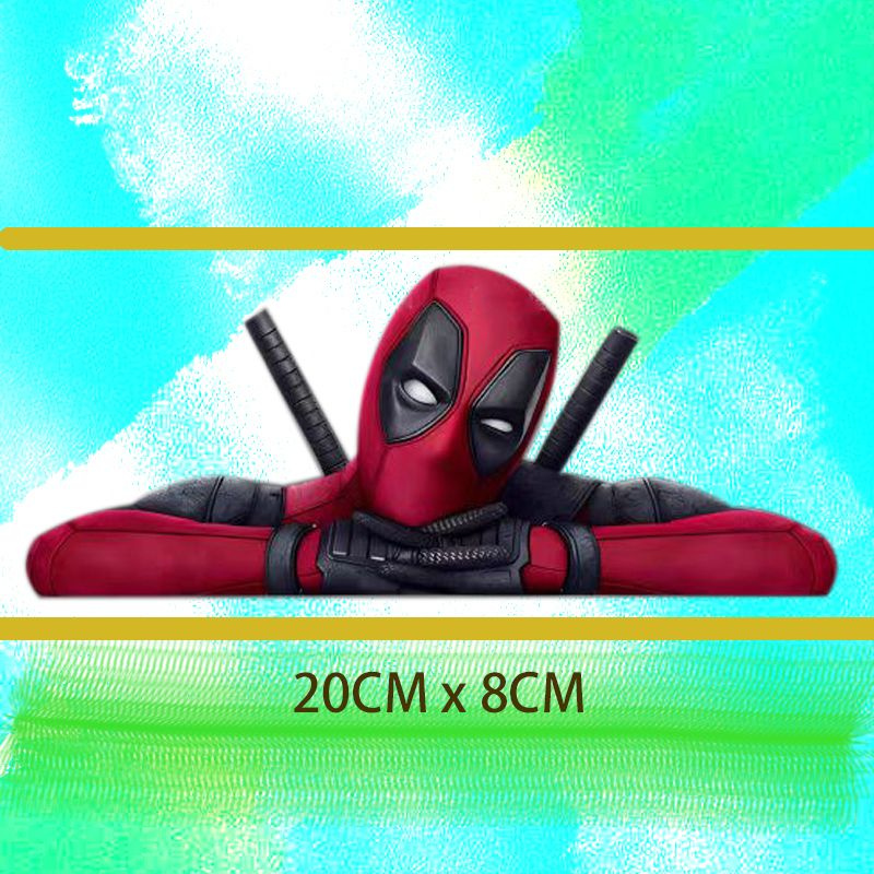 Творческие наклейки на автомобильные наклейки Deadpool Decal Водонепроницаемый ПВХ  #1