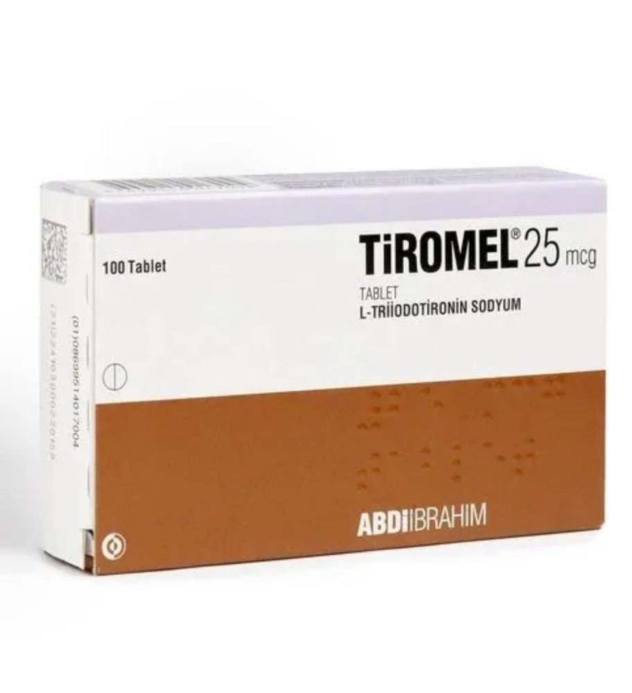 Тиромель Tiromel 25мг. (100 капсул) Турция купить на OZON по низкой ...