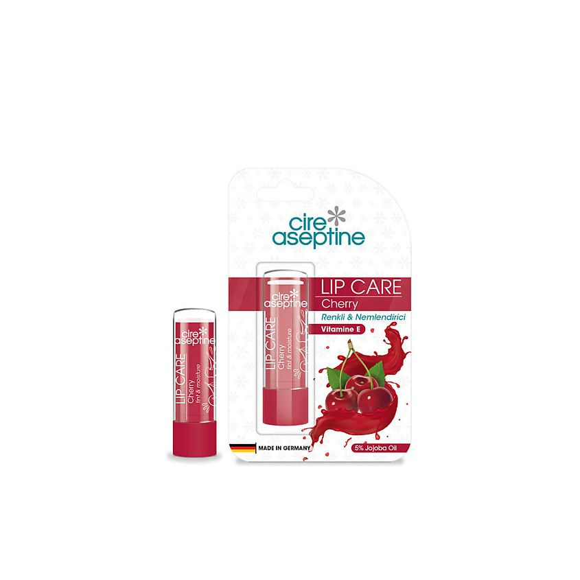 CIRE ASEPTINE Бальзам для ухода за губами с вишневым оттенком Cherry Tinted Lip Care Balm 4.5 мл, бальзам #1