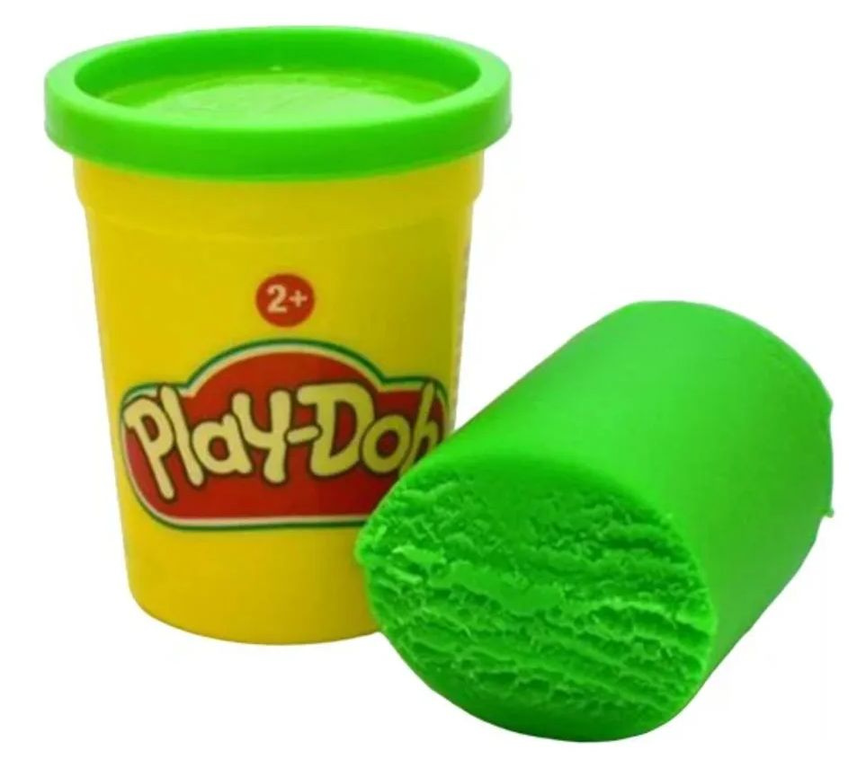 Play-Doh Масса для лепки Баночка зеленая B6756 #1