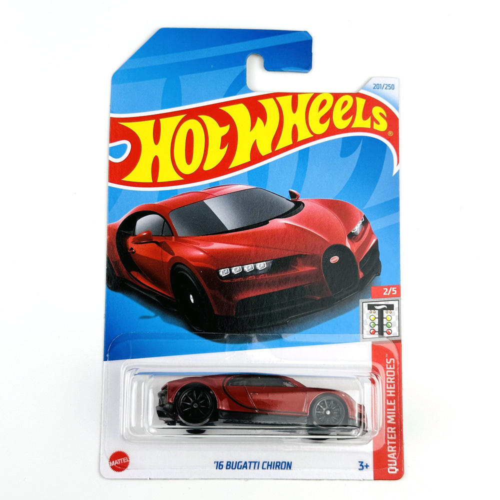 Машинка Mattel Hot Wheels 2024 C4982 16 Bugatti Chiron #1