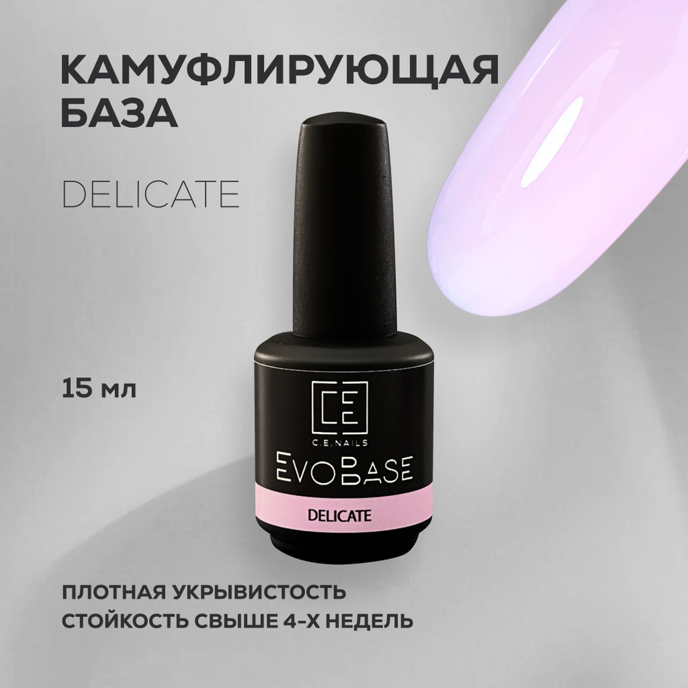 Камуфлирующая основа EvoBase Delicate, 15 мл #1