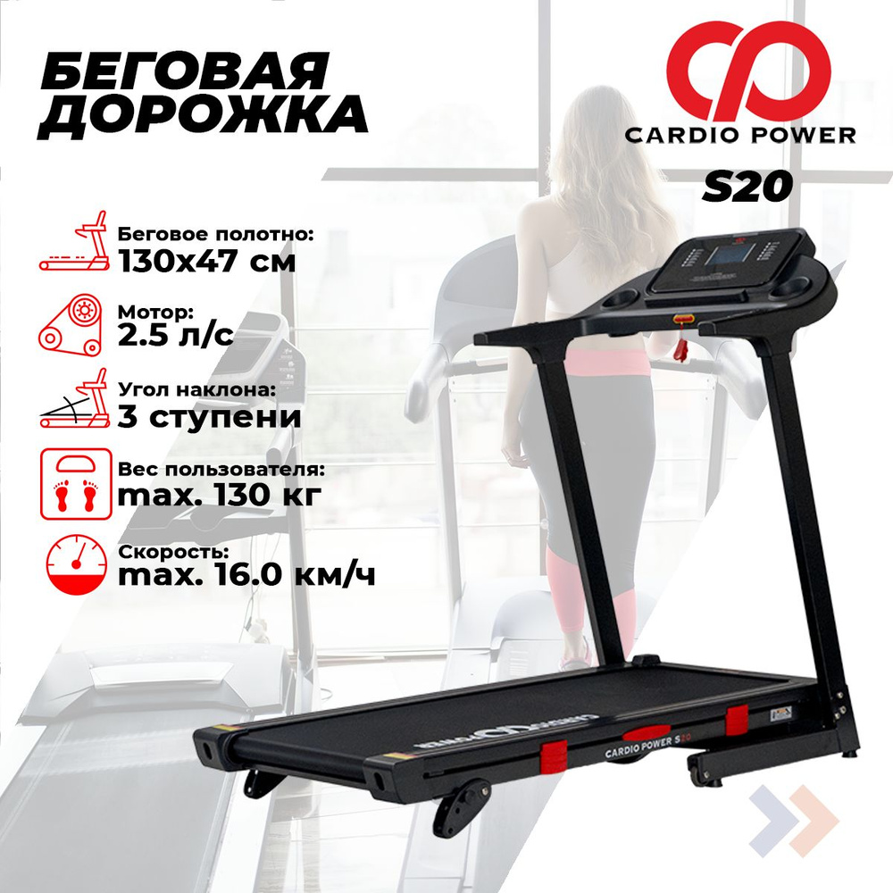 Беговая дорожка CardioPower S20 #1