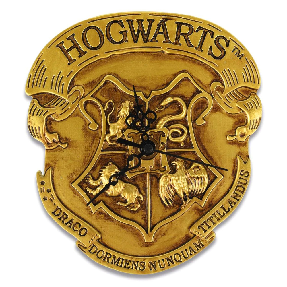 Часы настенные Гарри Поттер Classic Crest Hogwarts - купить по низкой ...