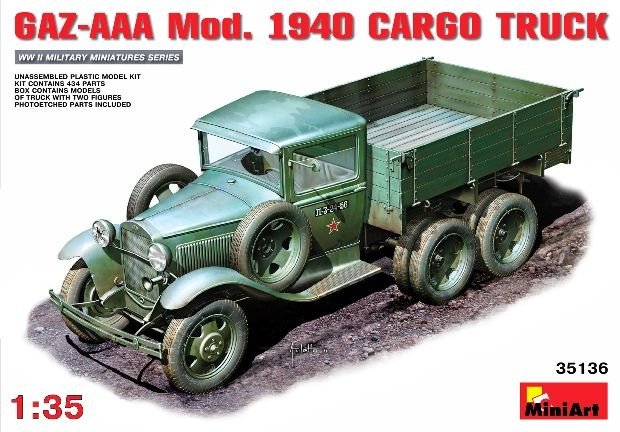 35136 MiniArt Грузовик ГАЗ-ААА мод. 1940 г. 1/35 #1