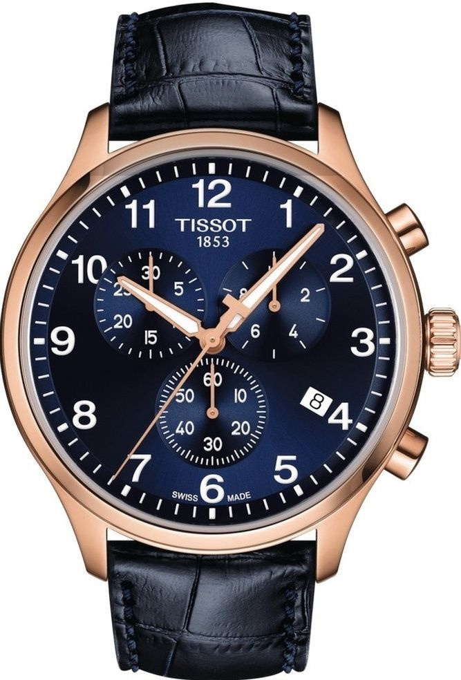 Tissot Часы наручные Кварцевые Швейцарские кварцевые наручные мужские часы Tissot Chrono Xl Classic T116.617.36.042.00 #1