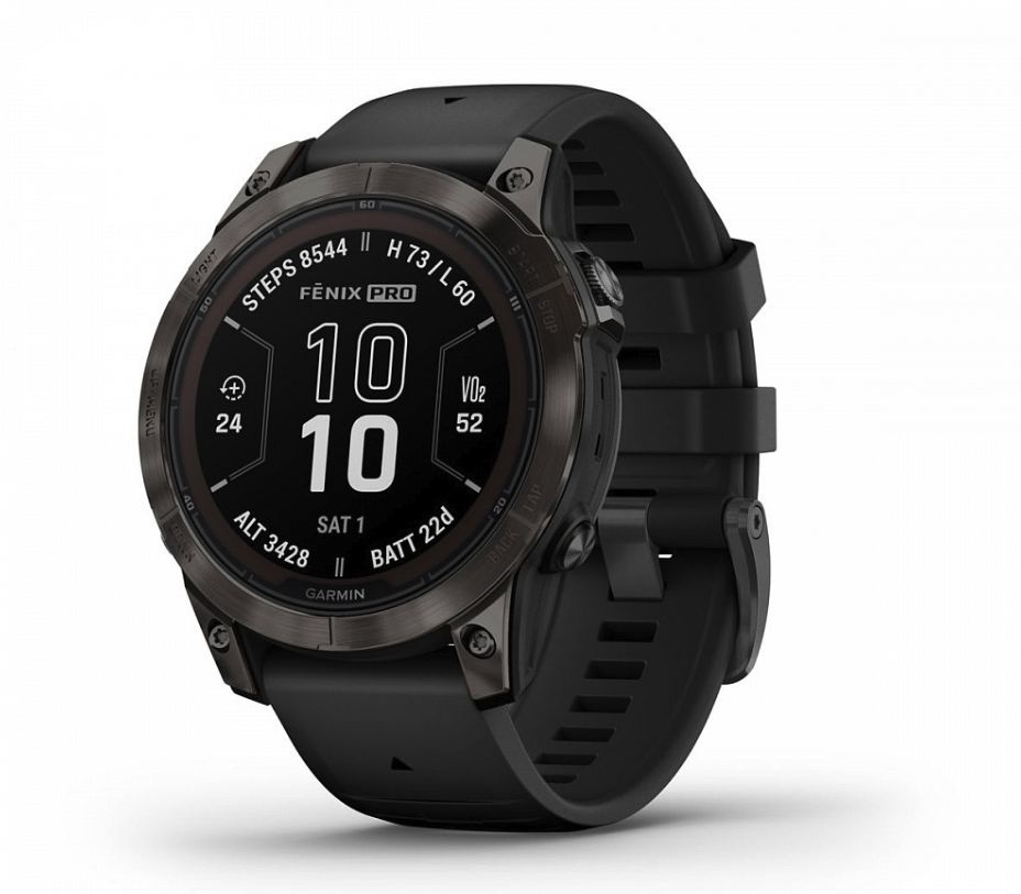 Garmin Умные часы Смарт-часы Garmin Fenix 7 PRO Sapphire Solar, 42mm #1