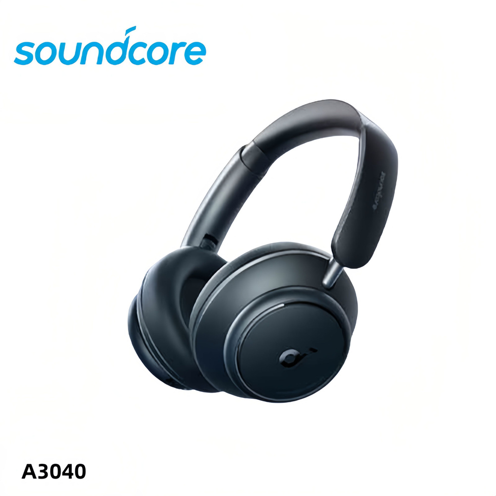 soundcore Наушники беспроводные Soundcore Space Q45, Bluetooth, USB Type-C, 3.5 мм, черный  #1