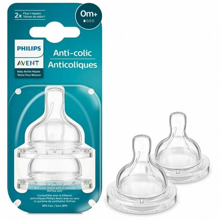 Соска Philips Anti-colic (2 шт., с 1 мес.) SCY762/02 #1