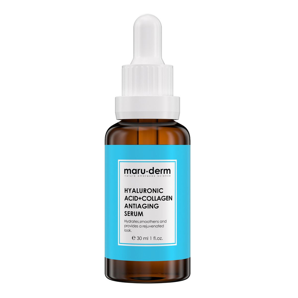 Сыворотка с гиалуроновой кислотой и коллагеном Maruderm Hyaluronic Acid + Collagen AntiAging Serum  #1