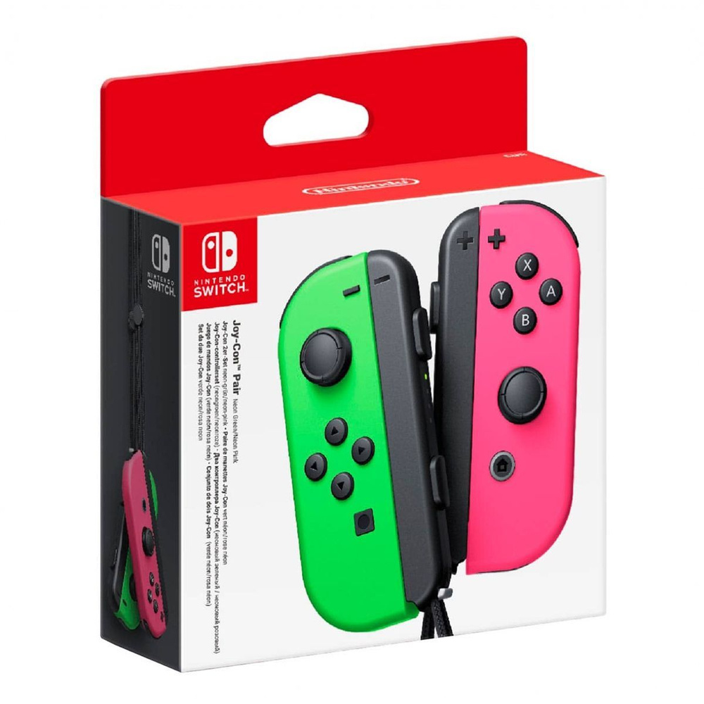 Nintendo Switch Nintendo Switch NINTENDO SWITCH JOY-CON Геймпад (Набор контроллеров) Joy-Con для Nintendo Switch (Неоновый