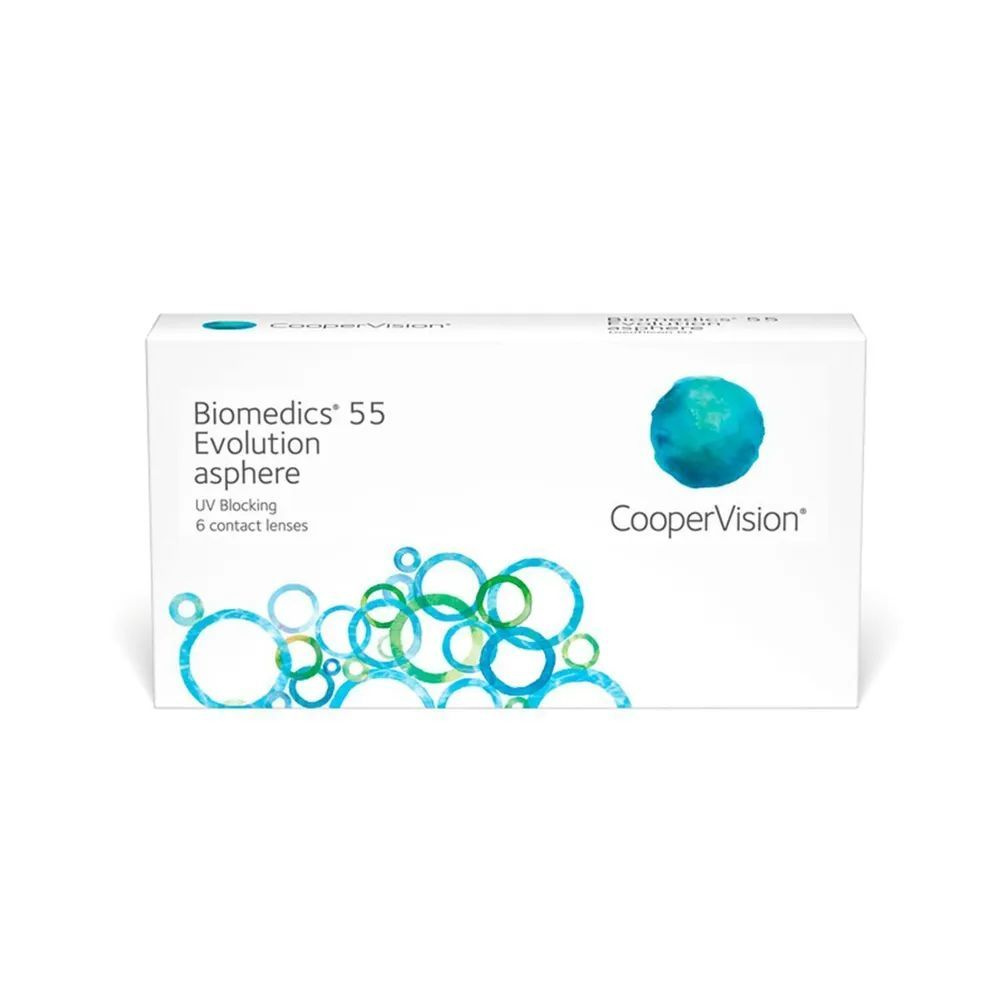 CooperVision Biomedics 55 Evolution Asphere (6 линз) -2.00 R 8.6 #1