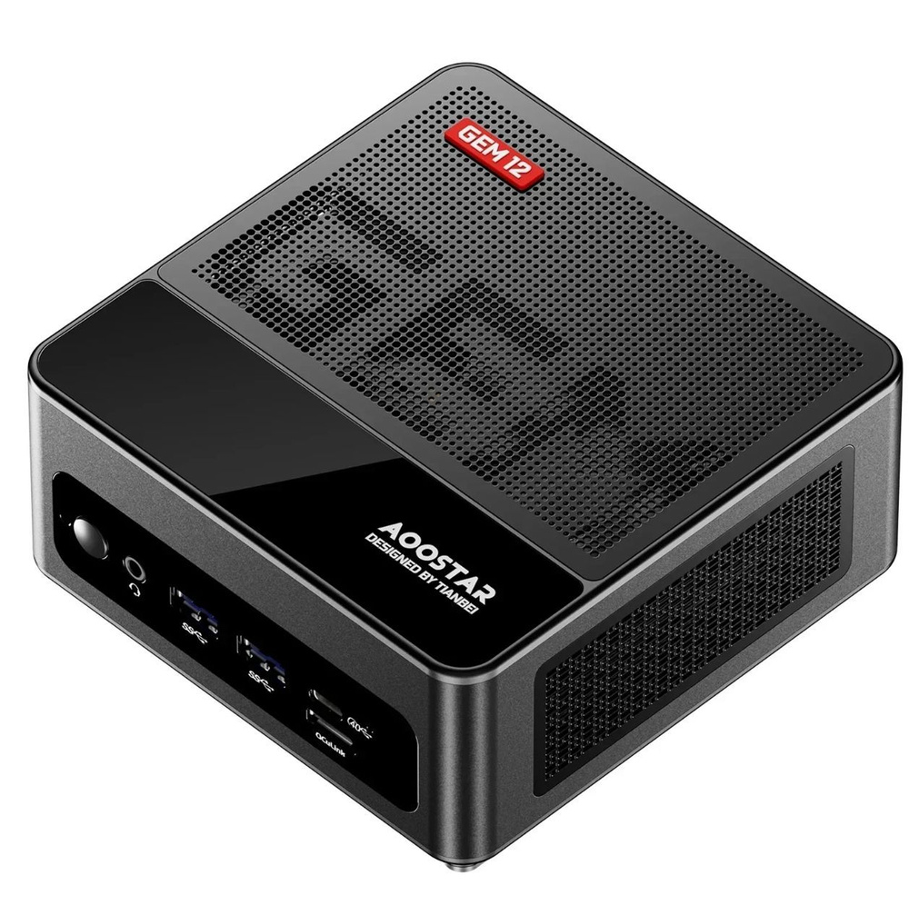 T-bao Мини-ПК AOOSTAR GEM12 1 x OCULINK/ USB4(PD|8K@60Hz)/1 x HDMI2.1/1 xDP 1.4, 2X 2.5G RJ45 (AMD Ryzen #1