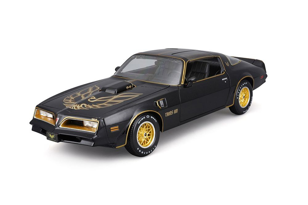 Модель коллекционная Pontiac firebird trans am 1978 black / понтиак файрберд черный  #1