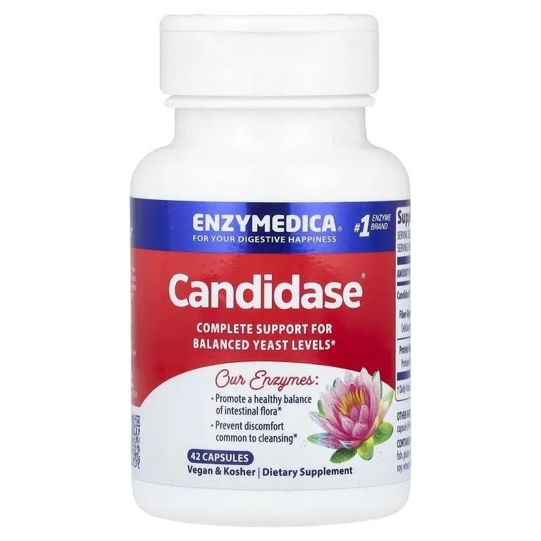 БАД к пище "Кандидаза" Enzymedica (Candidase), 42 caps #1