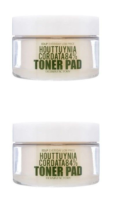 Derma Factory Тонер-пэды для лица Houttuynia Cordata 84% Toner Pad, с экстрактом цветка хауттюйнии, 150 #1