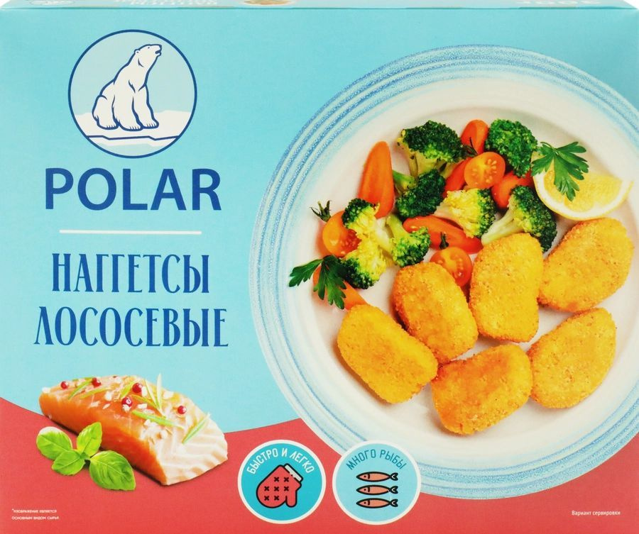 Наггетсы лососевые POLAR в панировке, 300г - 4 шт. купить на OZON по ...