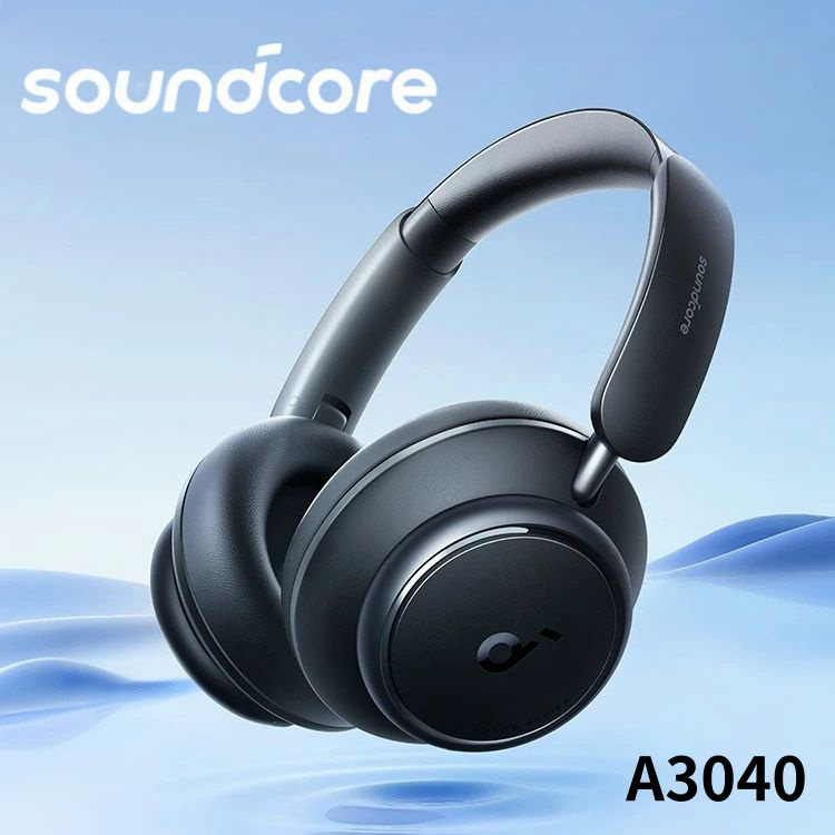 soundcore Наушники беспроводные Soundcore Space Q45, Bluetooth, 3.5 мм, USB Type-C, синий  #1