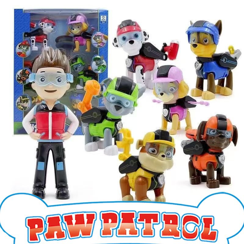 Набор Детские игрушки Щенячий патруль/Капитан Райдер/ Paw Patrol 7шт ...