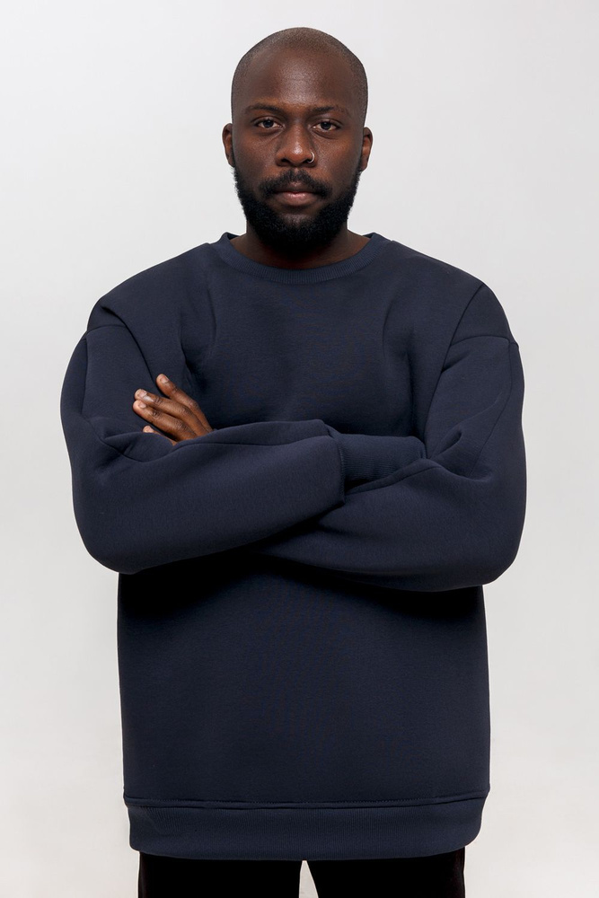 Свитшот Магазин Толстовок - Oversize Sweatshirt 330-360гр. Свитшот оверсайз, утепленный с начесом #1