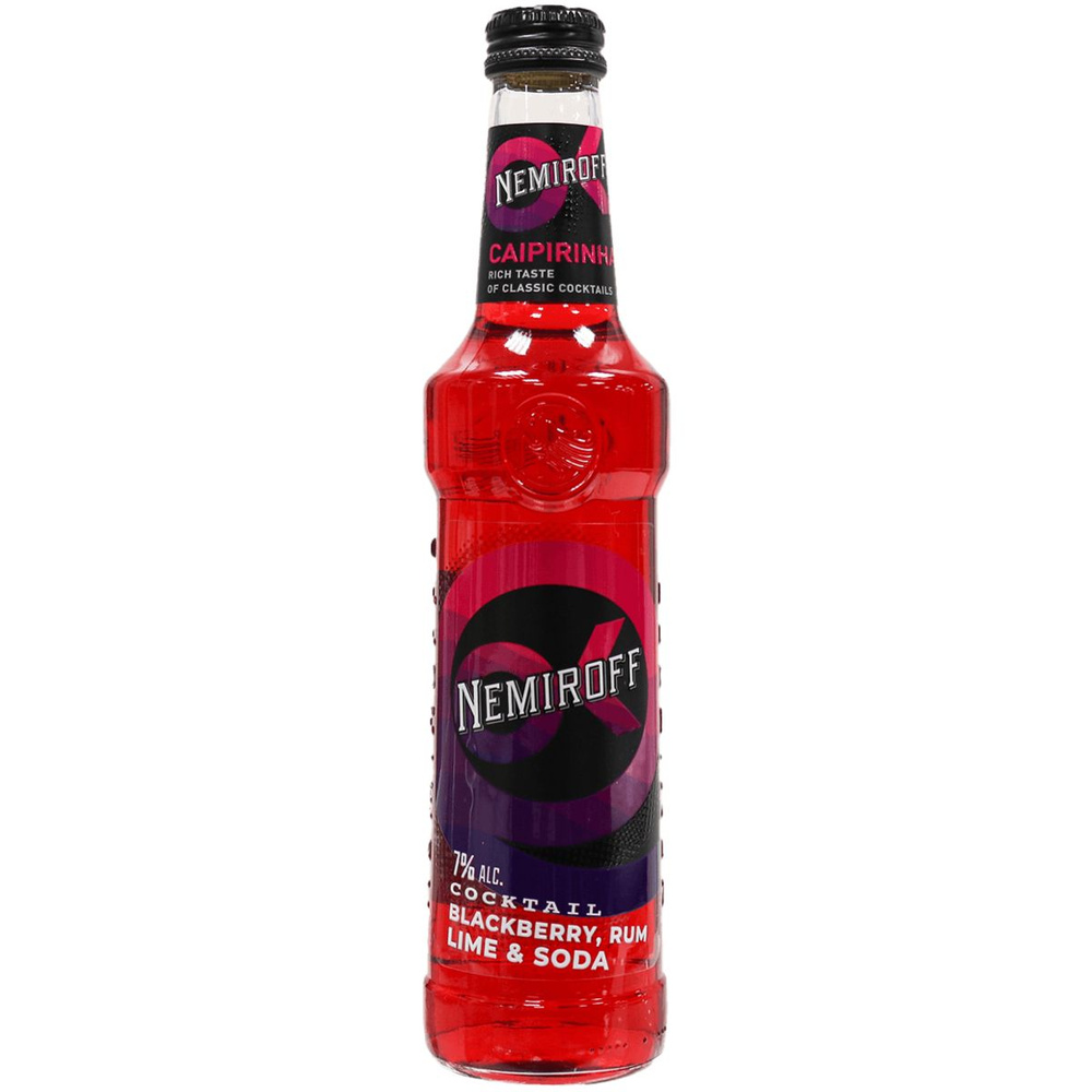 Коктейль Nemiroff Blackberry, Rum, Lime & Soda 0,33 л #1