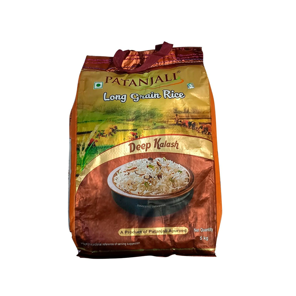 PATANJALI Deep Kalash Рис Басмати эконом 5кг купить на OZON по низкой ...