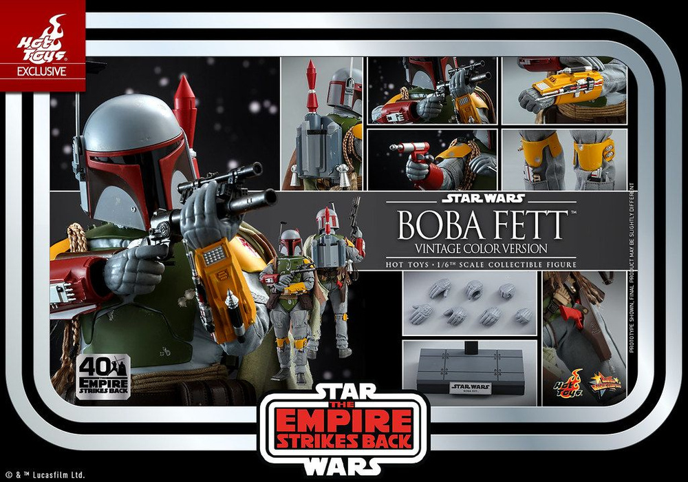 Hot Toys MMS571 Boba Fett 1/6 – Star Wars – Neuf Sous Blister