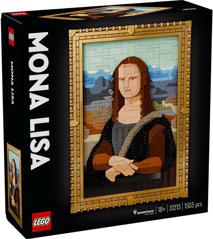 Конструктор LEGO Art Мона Лиза, 1503 деталей, возраст 18+, 31213
 #1