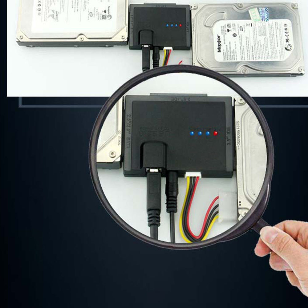 Мультиадаптер для жёстких дисков и приводов CD/DVD с удобным ...