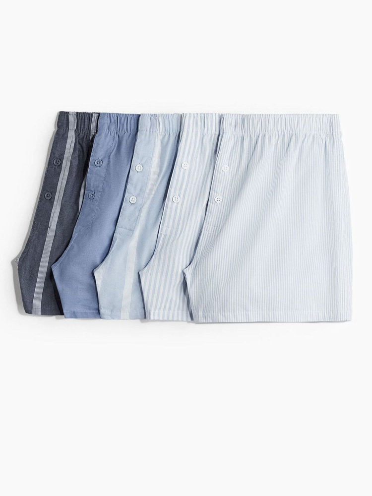 Комплект трусов боксеры, шорты H&M 5 pack, 5 шт #1