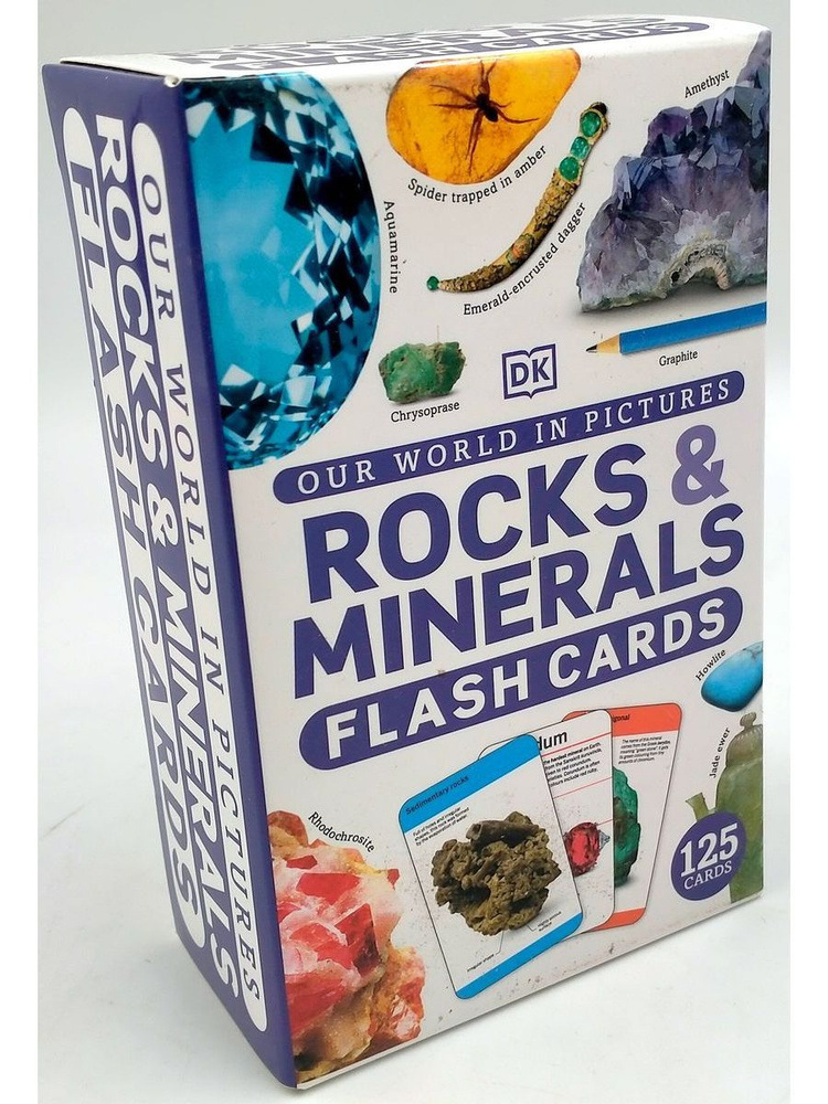 Flash Rocks Our World in Pictures Rocks and Minerals Flash Cards карточки с ...