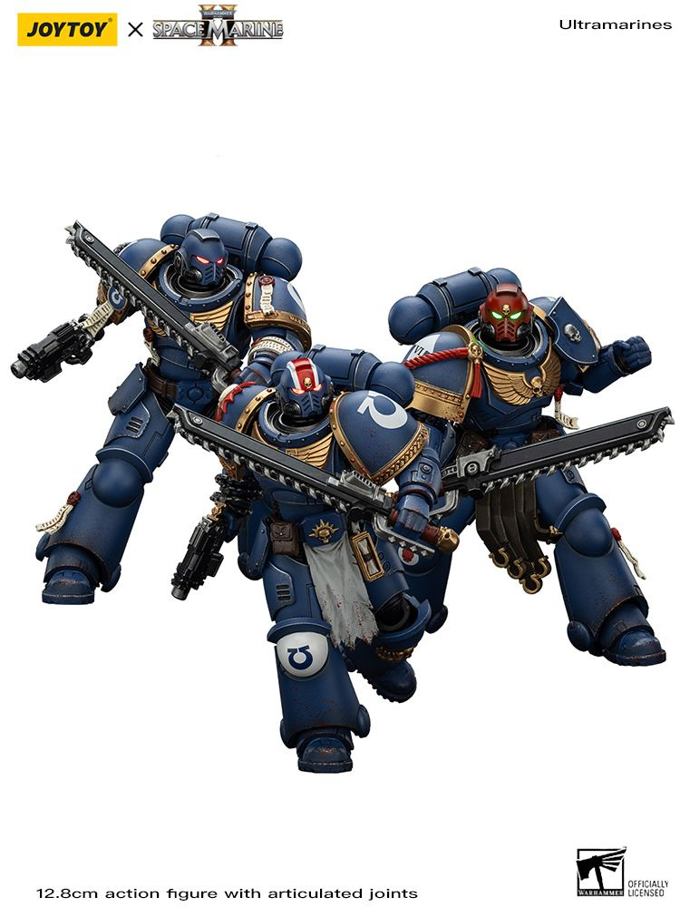 JoyToy ¡Á Warhammer 40K Official Licensed 1:18 Scale Science Fiction Action Figure Set - Black Legion Chaos Space Marine E