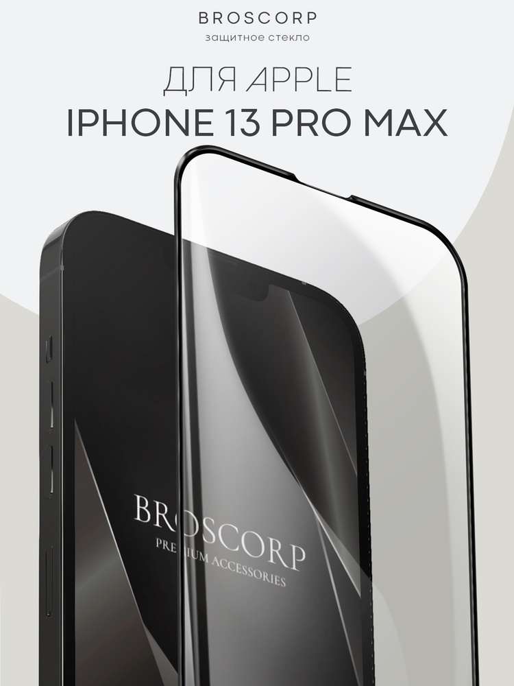 Защитное стекло на iPhone 13 Pro Max (Айфон 13 Про Макс) с олеофобным покрытием #1
