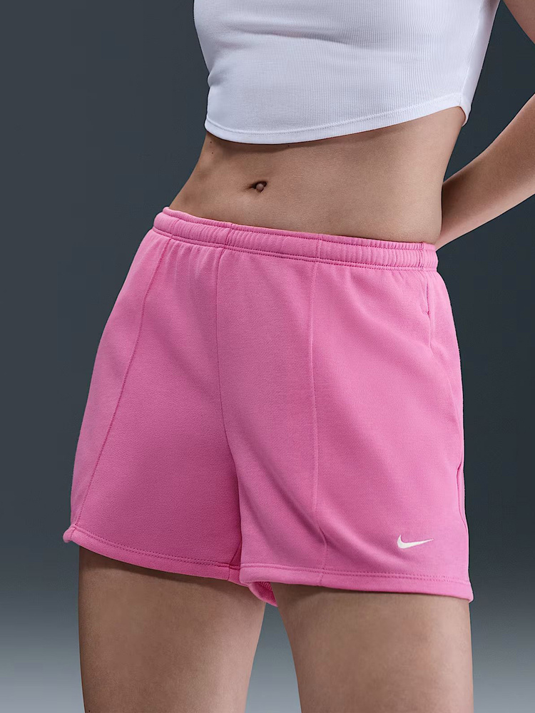 Шорты Nike W NSW NK CHLL FT MR 4IN SHORT #1