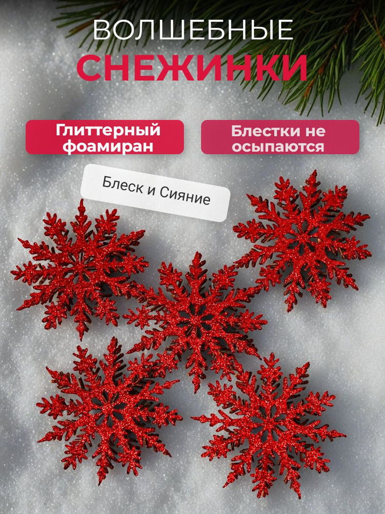 Снежинки для декора #1