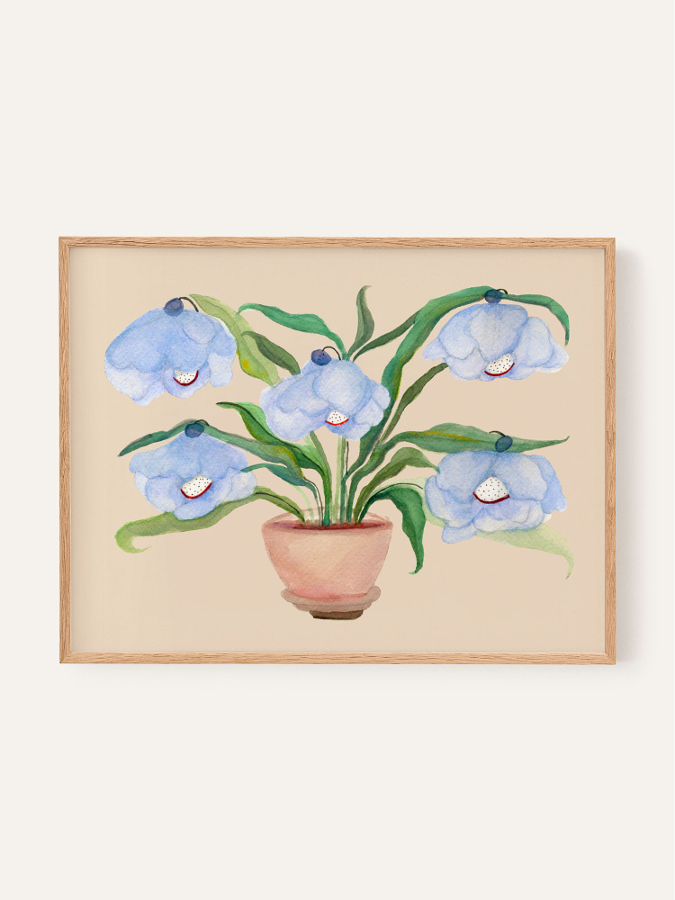 Постер "Desert Blue Bell", 60х90 см #1
