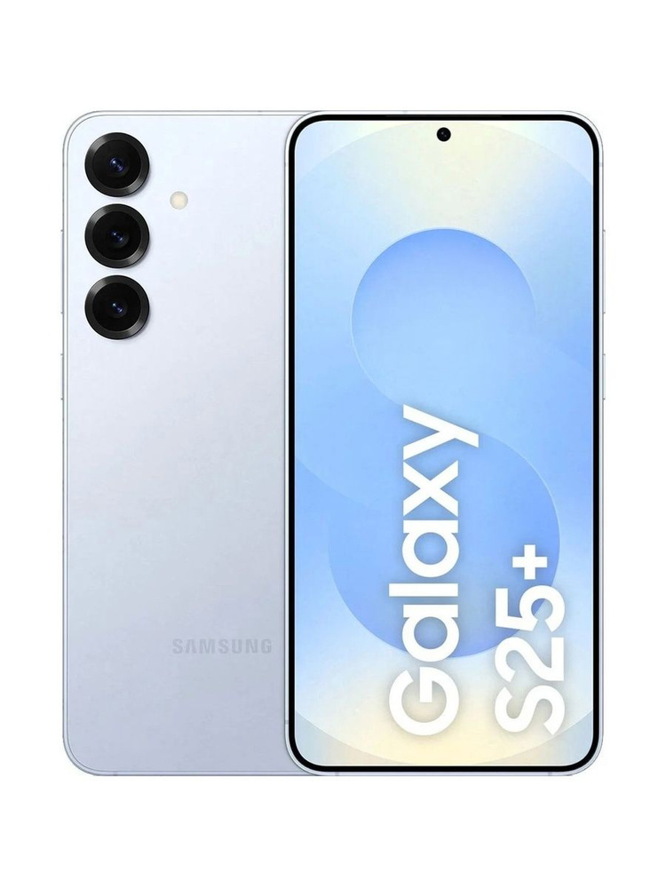Samsung Смартфон Galaxy S25 Plus 12/512 ГБ, eSIM, Nano-SIM, голубой #1