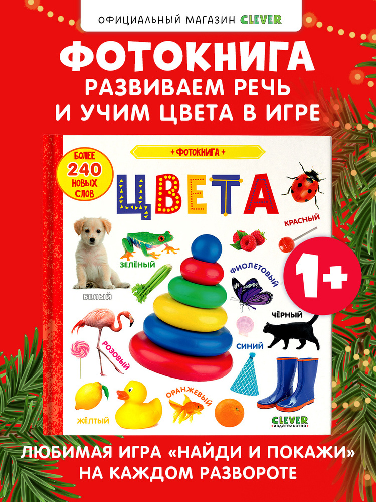 Найди и покажи. Фотокнига. Цвета / Развивающие книги для детей #1