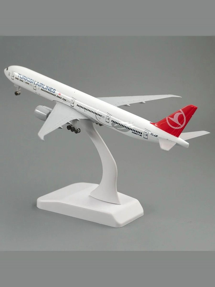 Металлическая модель самолета 16cm B777 Turkish #1